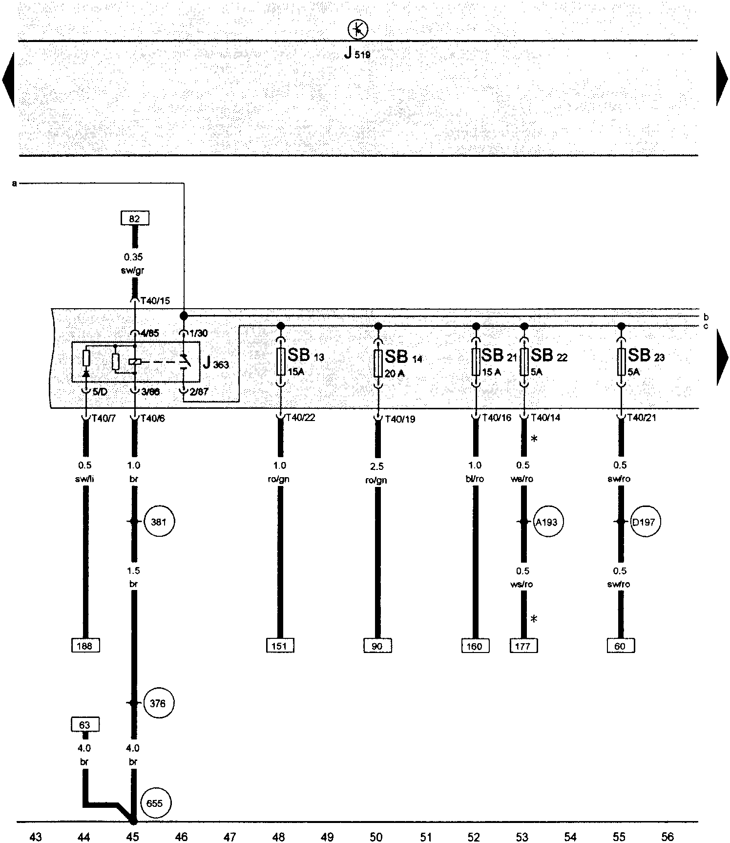 電路圖 (1.6L BWH發(fā)動機(jī))